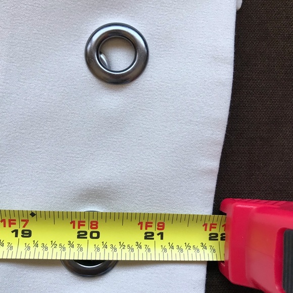 Jones Studio Separates Cream Open Blazer Silver Open Rings At Bottom Sz … - Picture 11 of 13